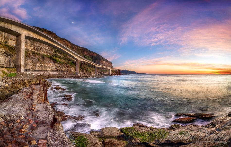 Sea Cliff Bridge at Dawn